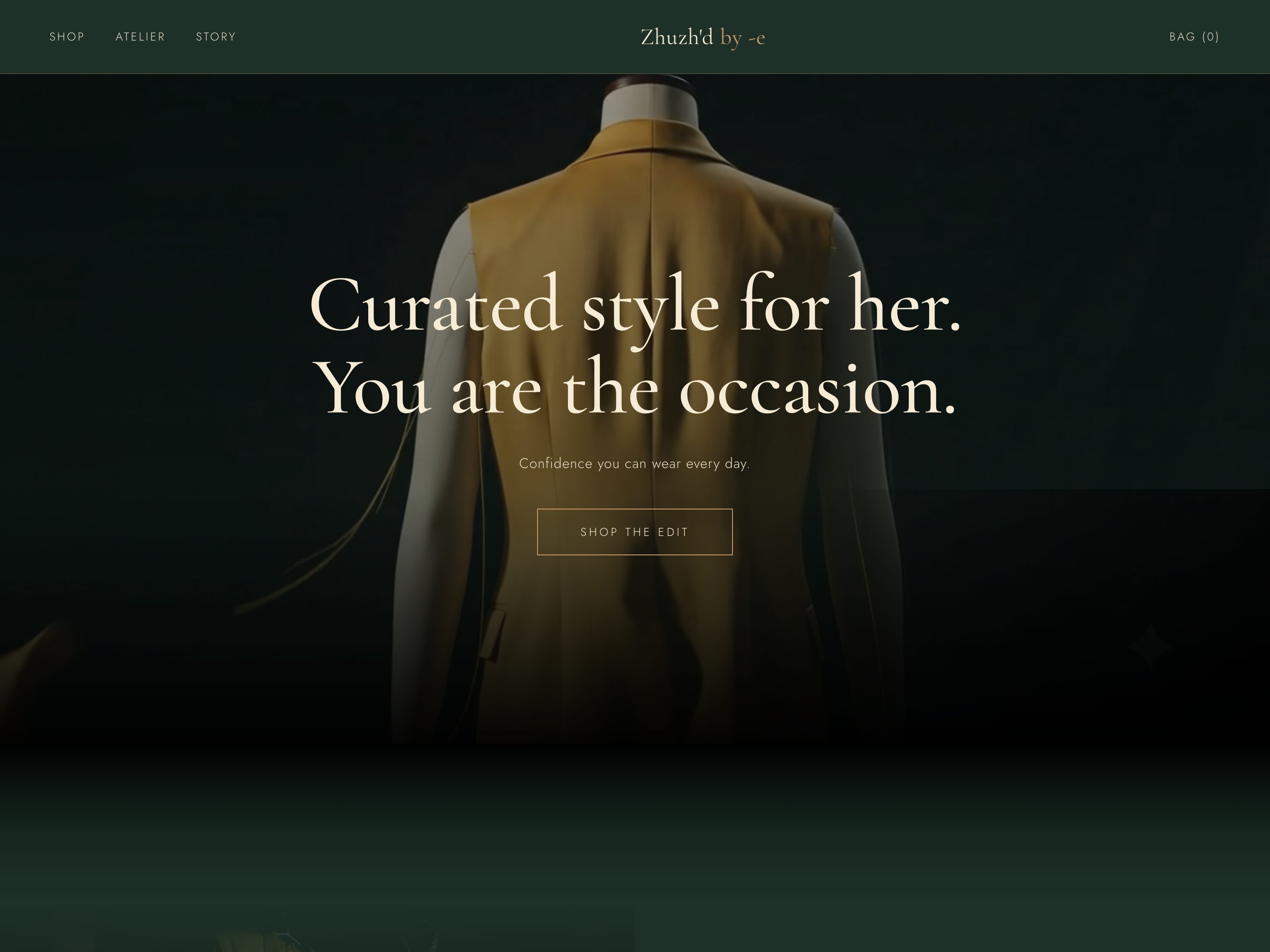 Zhuzh'd — website built by saang